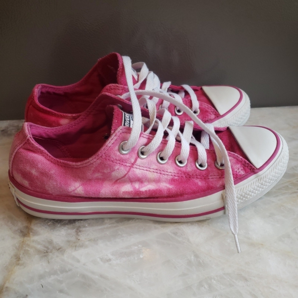 Pink Converse Tie Dye Sneaker - Picture 4 of 9